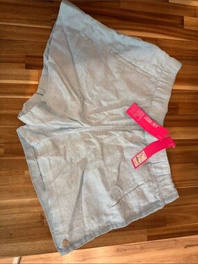 Lilly Pulitzer, Lagoon Linen short size large